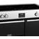 Stoves Precision Deluxe S900EI Edelstahl, Schwarz