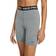 Nike Pro 365 High-Rise 7" Shorts - Smoke Grey/Htr/Black/Black