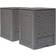 vidaXL Puutarhakompostit 2 kpl 60x60x83 cm Ruskea 600l