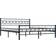 vidaXL Steel 76cm Sängram 140x200cm