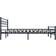 vidaXL Steel 76cm Sängram 140x200cm