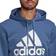 adidas Essentials Big Logo Hoodie - Crew Blue/White