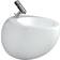 Laufen Alessi one Wand-Bidet, 1 Hahnloch, 390x585mm, verdeckter Überlauf, H830971