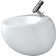 Laufen Alessi one Wand-Bidet, 1 Hahnloch, 390x585mm, verdeckter Überlauf, H830971