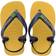 Havaianas Tongs Jaune Bleu Marine Drapeau Brésil Enfant - Bleu