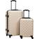vidaXL Hardcase Trolley Set of 2 - Gold