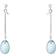 Georg Jensen Dew Drop Earrings - Silver/Blue