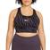 Nike Dri-Fit Swoosh Icon Clash Sports Bra - Dark Raisin/White