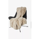 Skinnwille Fluffy Filt Beige, Brun (180x120cm)