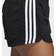 Adidas Pacer 3-Stripes Knit Short Women - Black/White