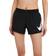 Nike Swoosh Run Running Shorts Women - Black/White