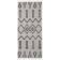 House Doctor Art Sort, Hvid 100x240cm