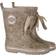 Mikk-Line Rubber Boots - Dune/Beige with Animal Print