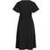 Vila Kortærmet Wrap Kjole - Black