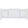vidaXL Radiatorombouw 205 cm MDF Wit