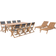 Beliani Cesana Patio Dining Set, 1 Table incl. 8 Chairs