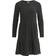 Vila Ruffle Rib Midi Dress - Black