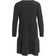 Vila Ruffle Rib Midi Dress - Black