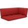 vidaXL 314664 3pcs Stolsdyna Röd (103x58cm)