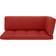 vidaXL 314664 3pcs Stolsdyna Röd (103x58cm)