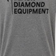 Black Diamond Stacked Logo T-shirt - Charcoal Heather