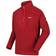 Regatta Montes Lightweight Half Zip Mini Stripe Fleece Top - Chinese Red Black