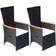 vidaXL 47683 2-pack Havestol