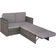 tectake Korfu Outdoor Lounge Set, 1 Table incl. 1 Sofas