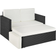 tectake Korfu Outdoor Lounge Set, 1 Table incl. 1 Sofas