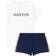 Calvin Klein Girl's Pyjama Set - PVH White/Navy Iris (G80G800456)