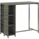vidaXL 3064915 Bargrupp, 1 Bord inkl. 4 Stolar