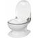 Nuby Dr. Talbot's My Real Potty Pot pour bébé avec bruit de chasse Toilette enfant Pot d’apprentissage de la propreté Avec vrai son et piles incluses Blanc 18 mois