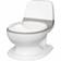 Nuby Dr. Talbot's My Real Potty Pot pour bébé avec bruit de chasse Toilette enfant Pot d’apprentissage de la propreté Avec vrai son et piles incluses Blanc 18 mois