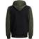 Jack & Jones Colour Block Logo Decorated Hoodie - Green/Forest Night