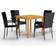 vidaXL 3067692 Matgrupp, 1 Bord inkl. 4 Stolar