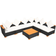 vidaXL 42751 Loungeset, 1 Bord inkl. 6 Soffor