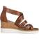 Tamaris Leather Heeled - Cognac