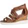 Tamaris Leather Heeled - Cognac