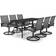 vidaXL 3060285 Patio Dining Set, 1 Table incl. 6 Chairs