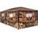 tectake Gazebo with 6 Side Panels 6x3 m