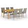 vidaXL 3067877 Juego de comedor de patio, 1 Mesa incl. 6 Sillas