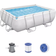 Bestway Piscina Pvc Rectangular 282X196X84Cm Cartucho 3662Lt Power Steel