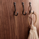 Ferm Living Curvature Koukku 3-pack Musta Messinki