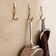 Ferm Living Curvature Koukku 3-pack Messinki