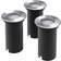 vidaXL 42412 3-pack Markbelysning 15cm 3st