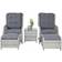 Venture Design Vikelund Loungeset, 1 Bord inkl. 2 Stolar