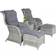 Venture Design Vikelund Loungeset, 1 Bord inkl. 2 Stolar