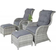 Venture Design Vikelund Loungeset, 1 Bord inkl. 2 Stolar