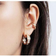 Sif Jakobs Ellera Medio Ear Cuff - Gold/Transparent