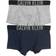 Calvin Klein Boy's Intense Power Trunks 2-pack - Grey Heather/ Blue Shadow (B70B700122)